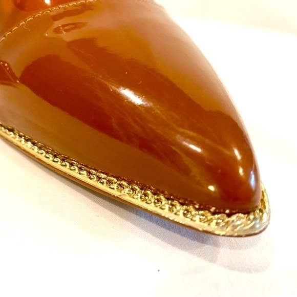 BCBGeneration Brown Heels in Transparent Vinyl Women’s Size 8.5 - Picture 4 of 13